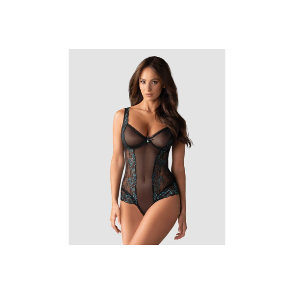 Amanta Body ouvert - Noir et Turquoise